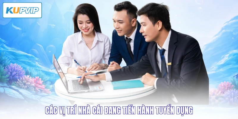 Các vị trí nhà cái đang tiến hành tuyển dụng