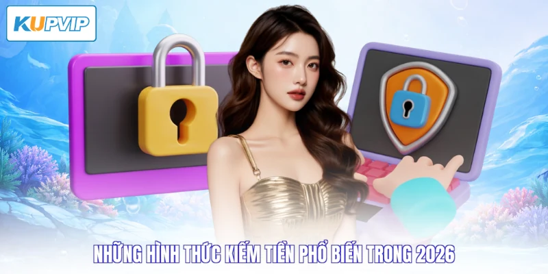 Những hình thức kiếm tiền phổ biến trong 2026